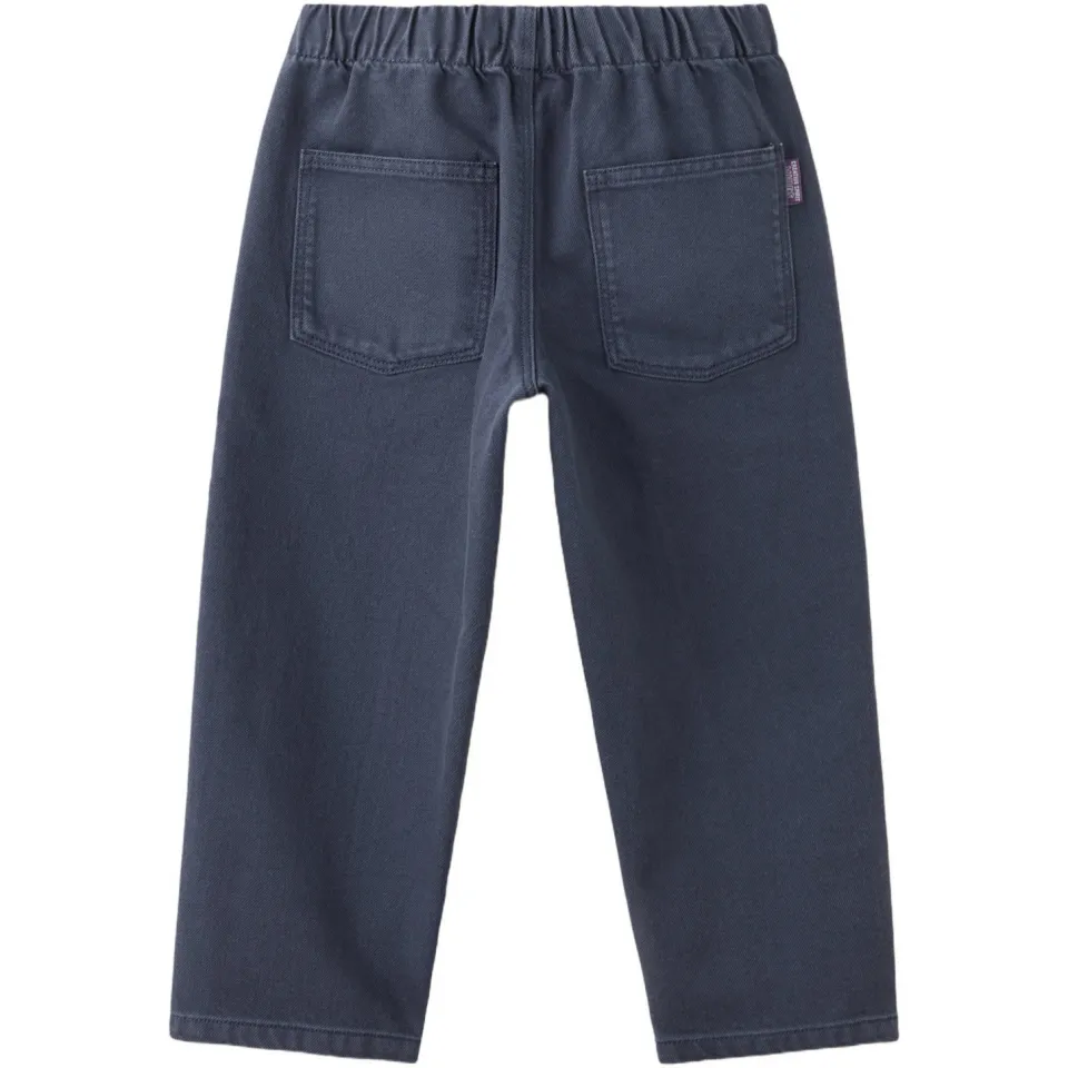 Mango casual broek donkerblauw, foto 4