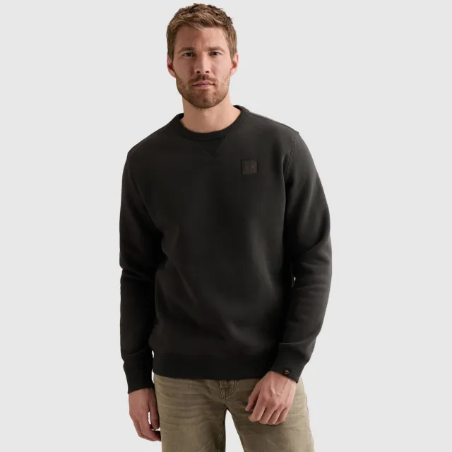 PME Legend regular fit sweater - zwart Obsidian