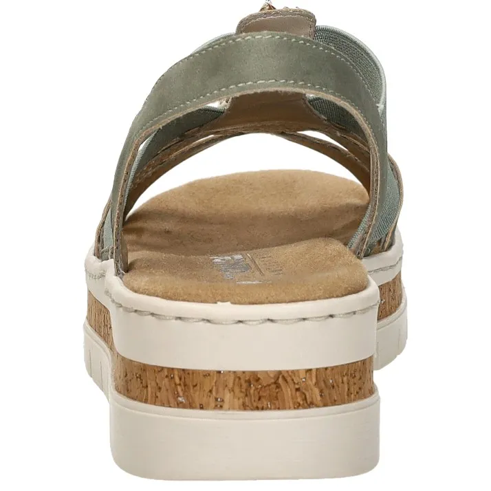 Rieker F-leest sandalen groen, foto 5