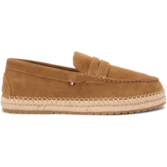 Tommy Hilfiger suède espadrilles cognac