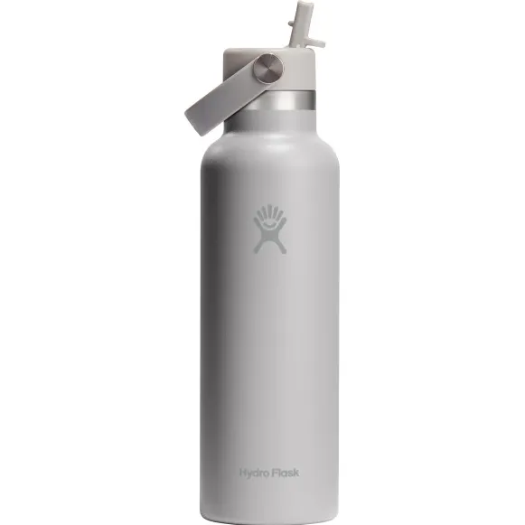 Hydro Flask Standard Mouth waterfles grijs