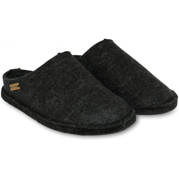 Haflinger Soft - Pantoffels, zwart