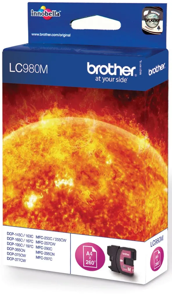 Brother LC-980M inktcartridge magenta