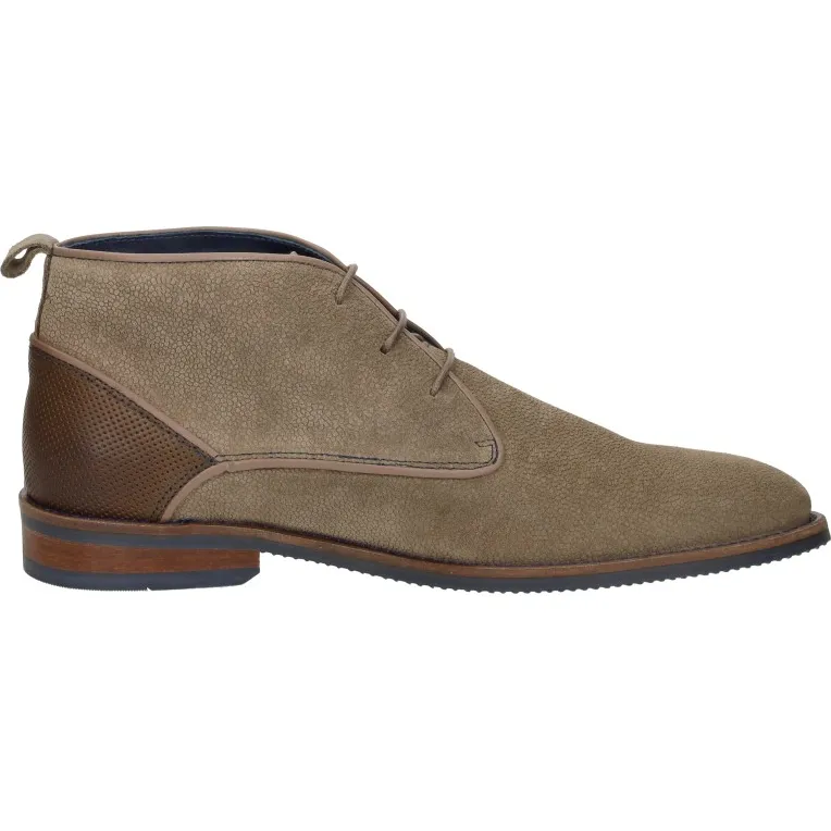 Sub55 Gekleed Hoog nette schoenen taupe