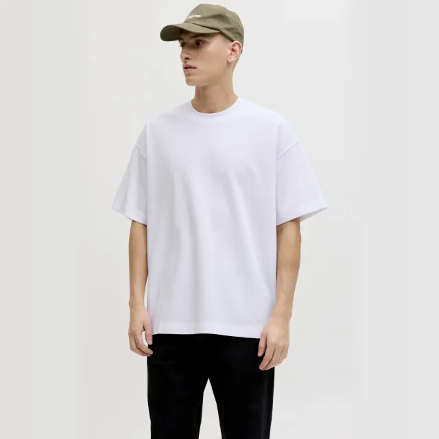 Jack & Jones ESSENTIALS oversized T-shirt wit, foto 3