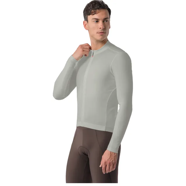 Castelli Espresso Thermal 2 fietsshirt grijs