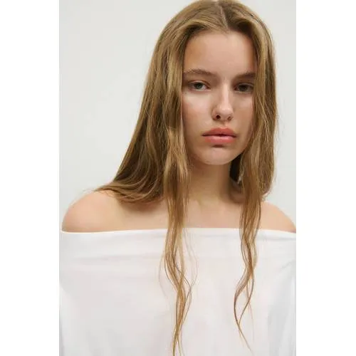 Mango TEEN gebreide top wit, foto 5