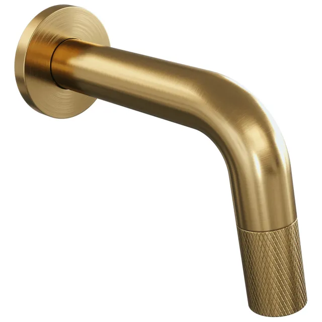 Brauer Inbouw Fonteinkraan Brauer Gold Carving Edition Inkortbaar Goud Geborsteld PVD