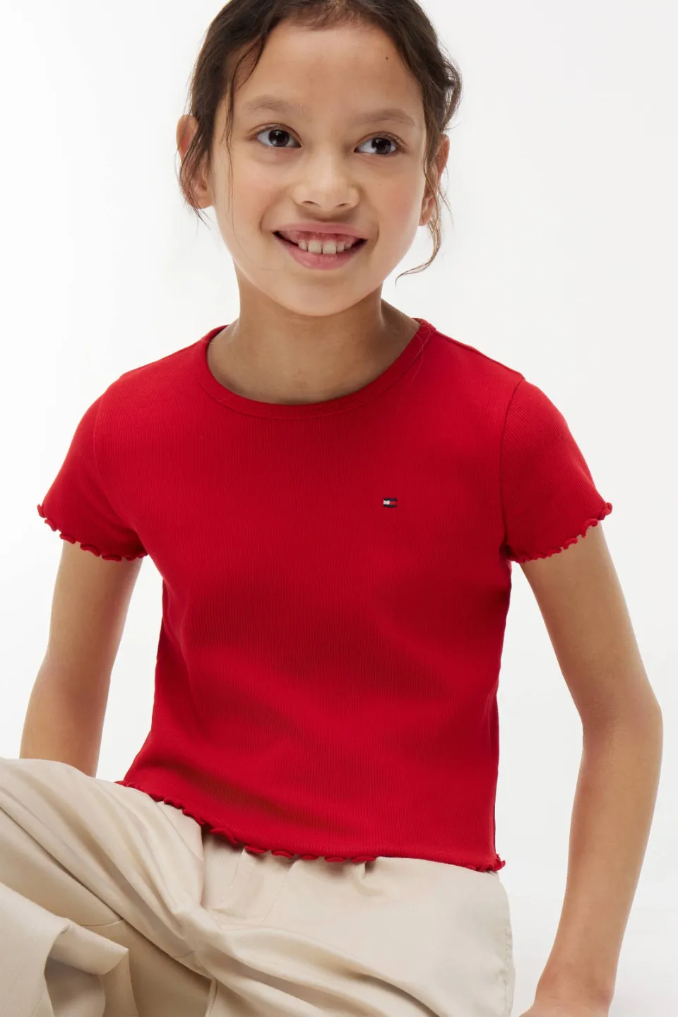 Tommy Hilfiger T-shirt rood meisjes, foto 4