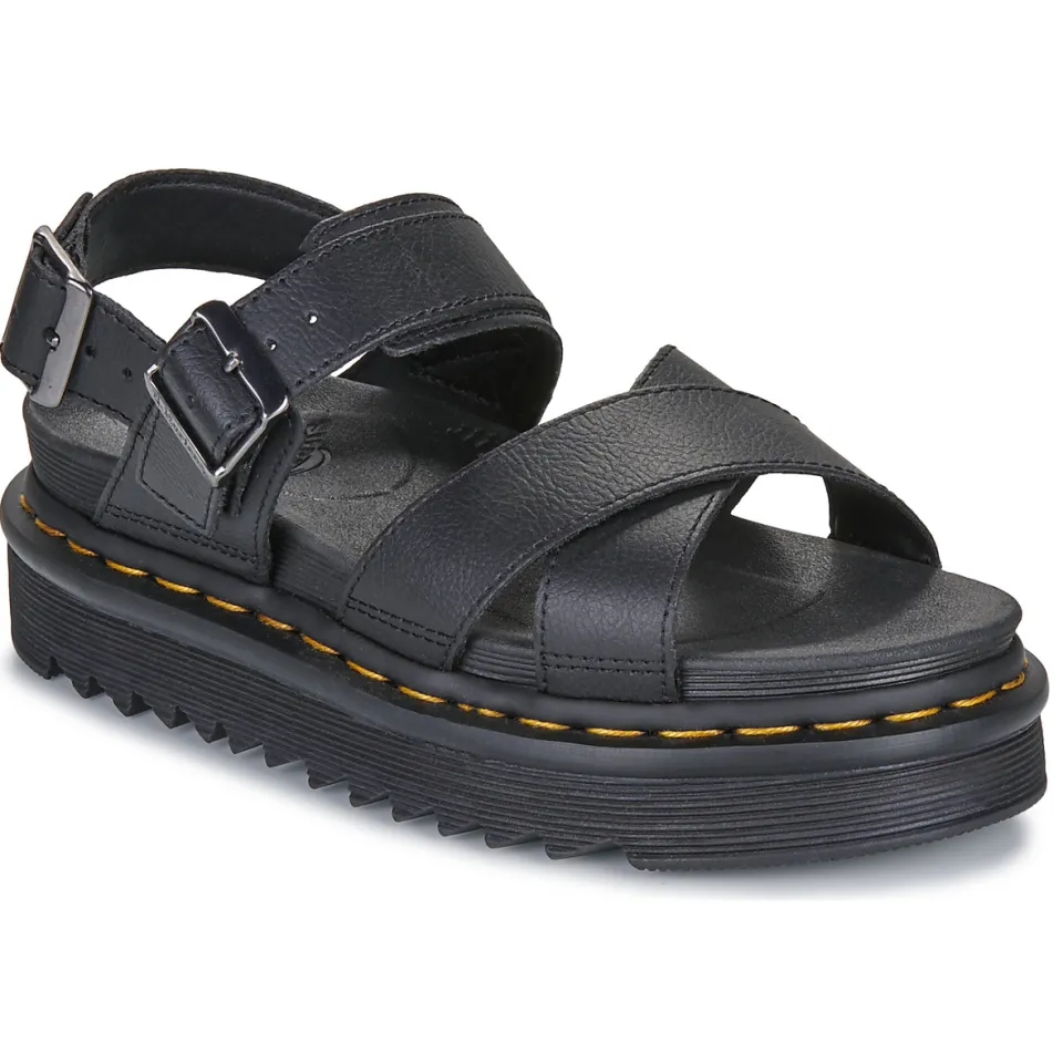 Dr. Martens Voss IIr.marten leren sandalen Black Athena