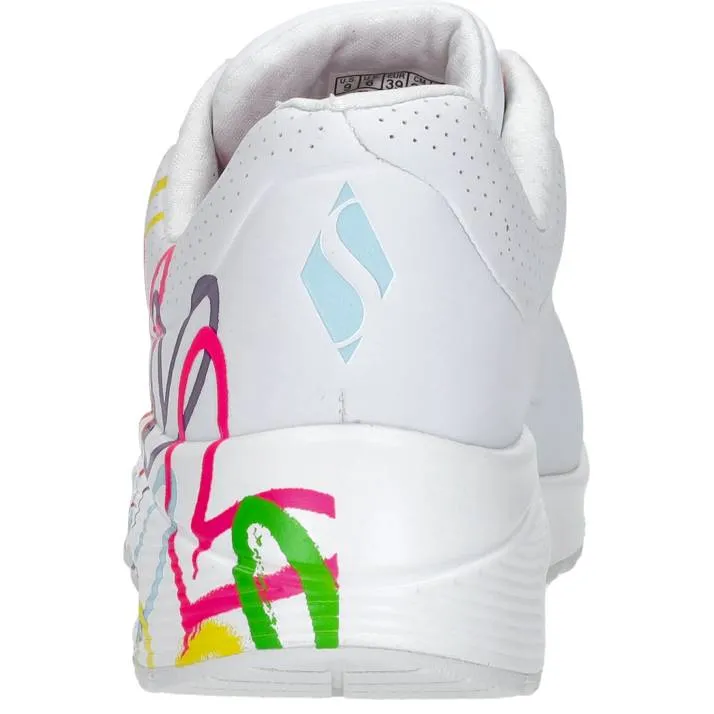 Skechers Uno Highlight Love sneakers wit, foto 6