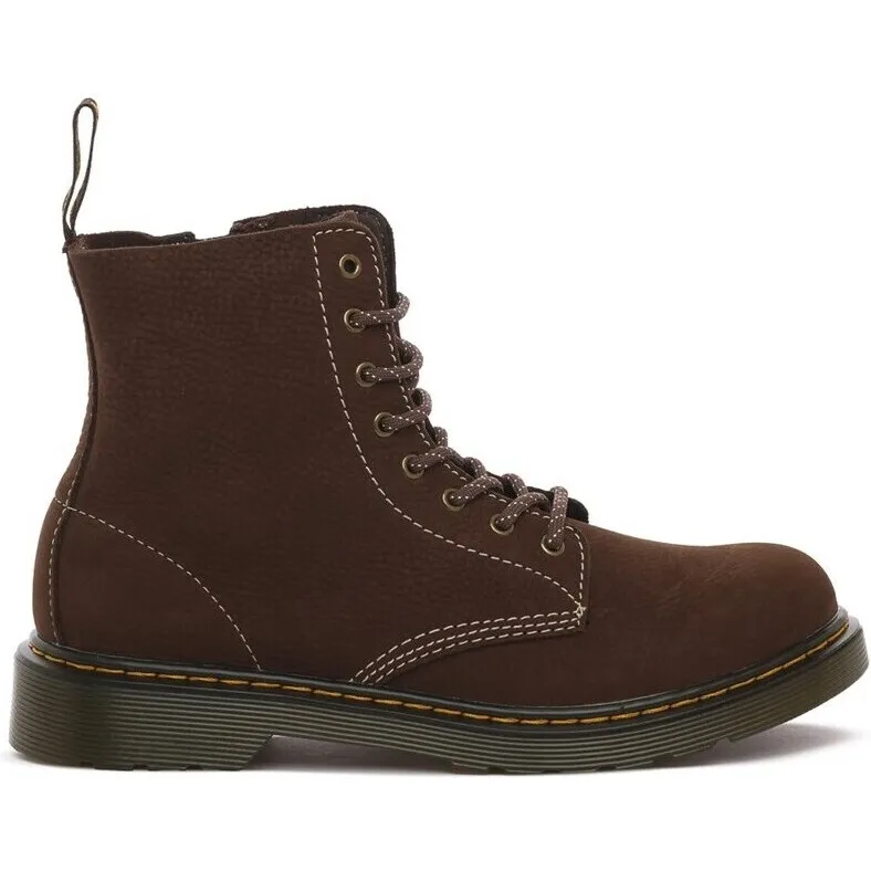 Dr. Martens 1460 Pascal Lace hoge schoen bruin, foto 2