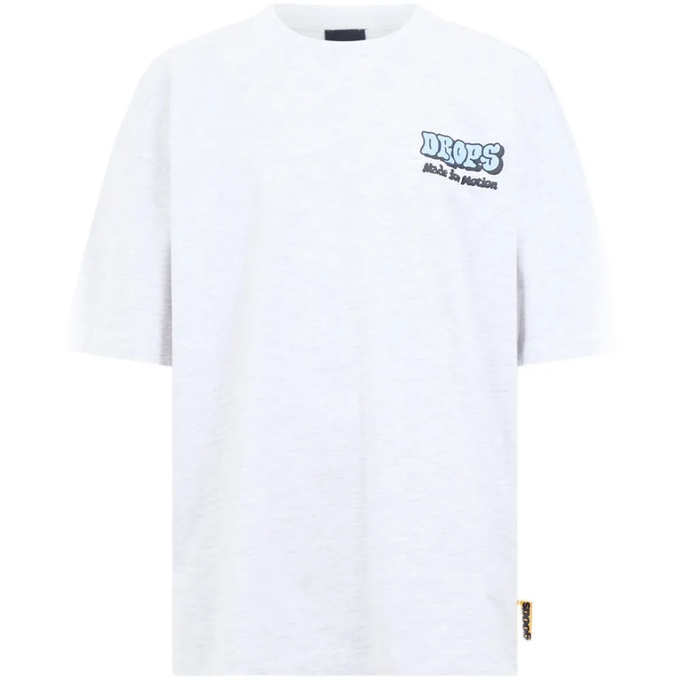 Shoeby T-shirt met backprint lichtgrijs, foto 3