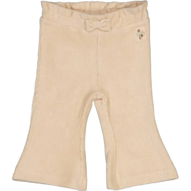 Feetje corduroy flared broek Lucky Bloombird ecru, foto 2