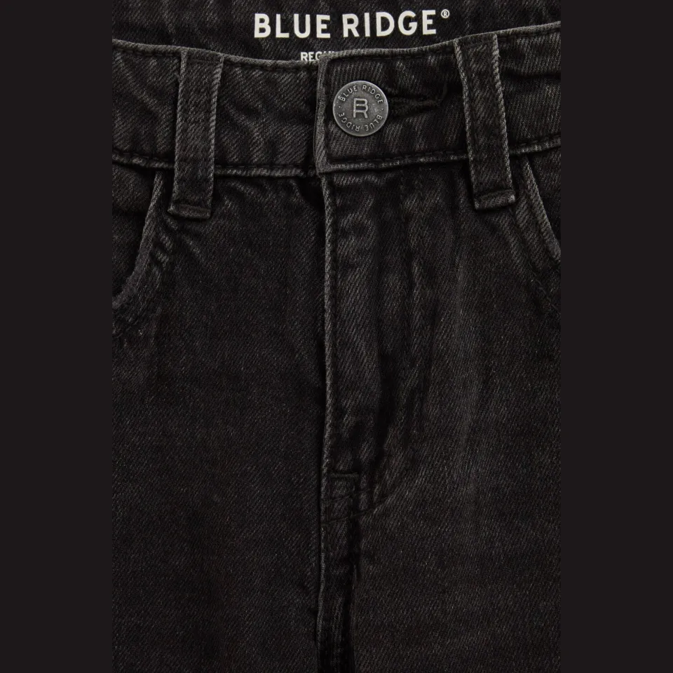 WE Fashion Blue Ridge regular fit jeans - zwart, foto 5