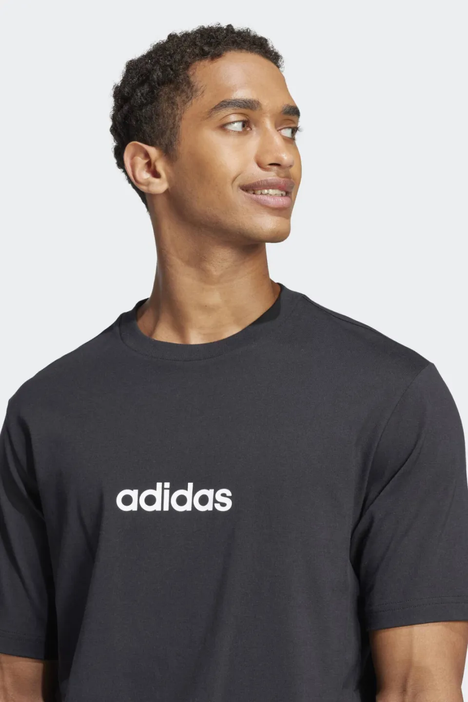 Adidas Sportswear regular T-shirt zwart Zwart/wit