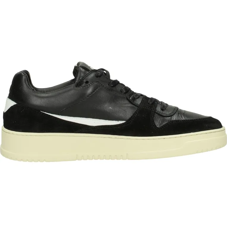 Tozen Retoro lage sneaker zwart