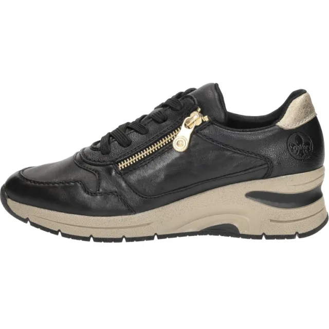Rieker sneakers laag zwart, foto 2