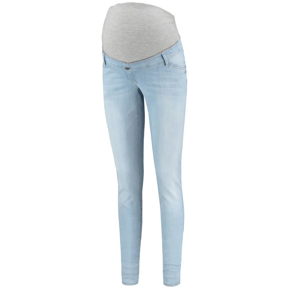 LOVE2WAIT high waist zwangerschaps skinny jeans light blue denim, foto 2