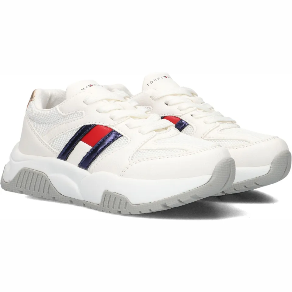 Tommy Hilfiger meisjes sneakers 33550 wit, foto 2