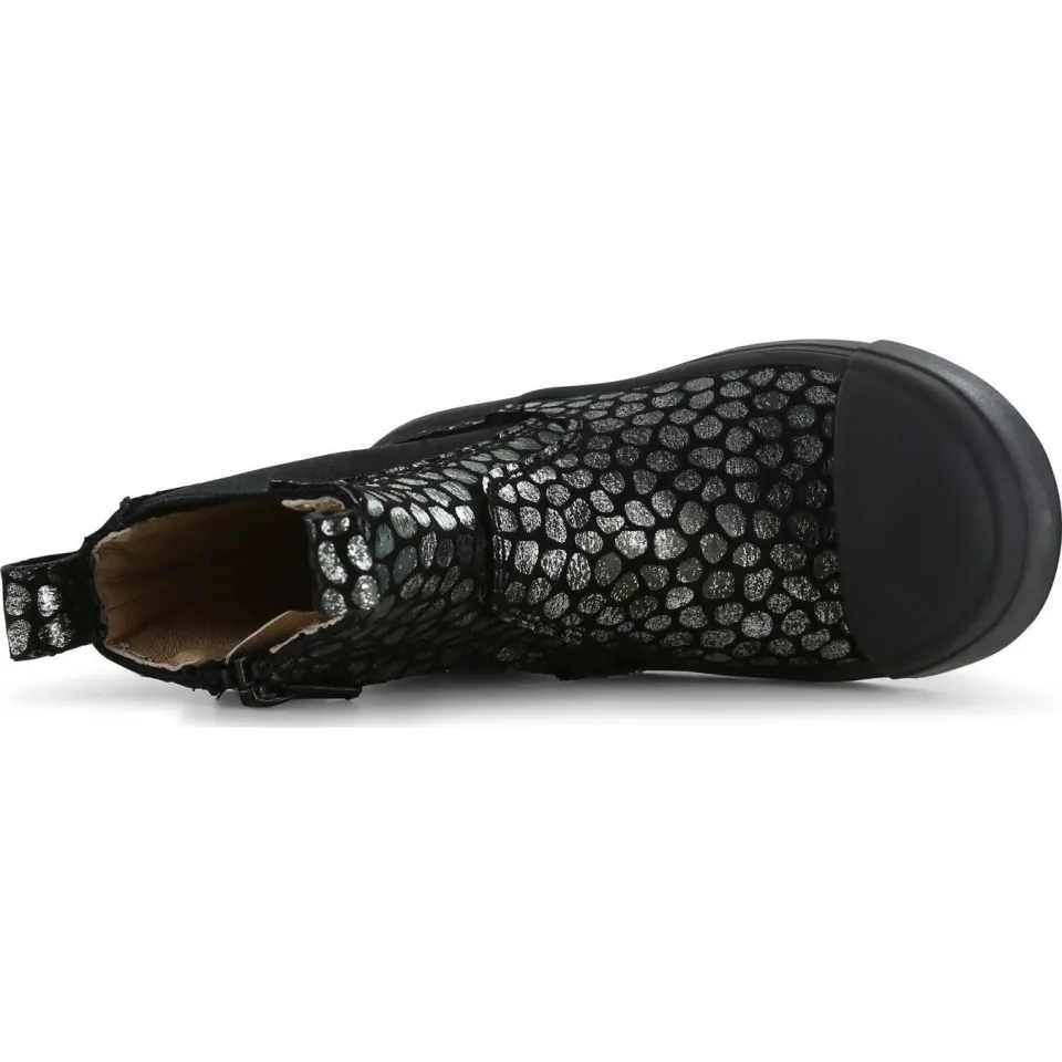 Shoesme enkelboots zwart/zilver, foto 4