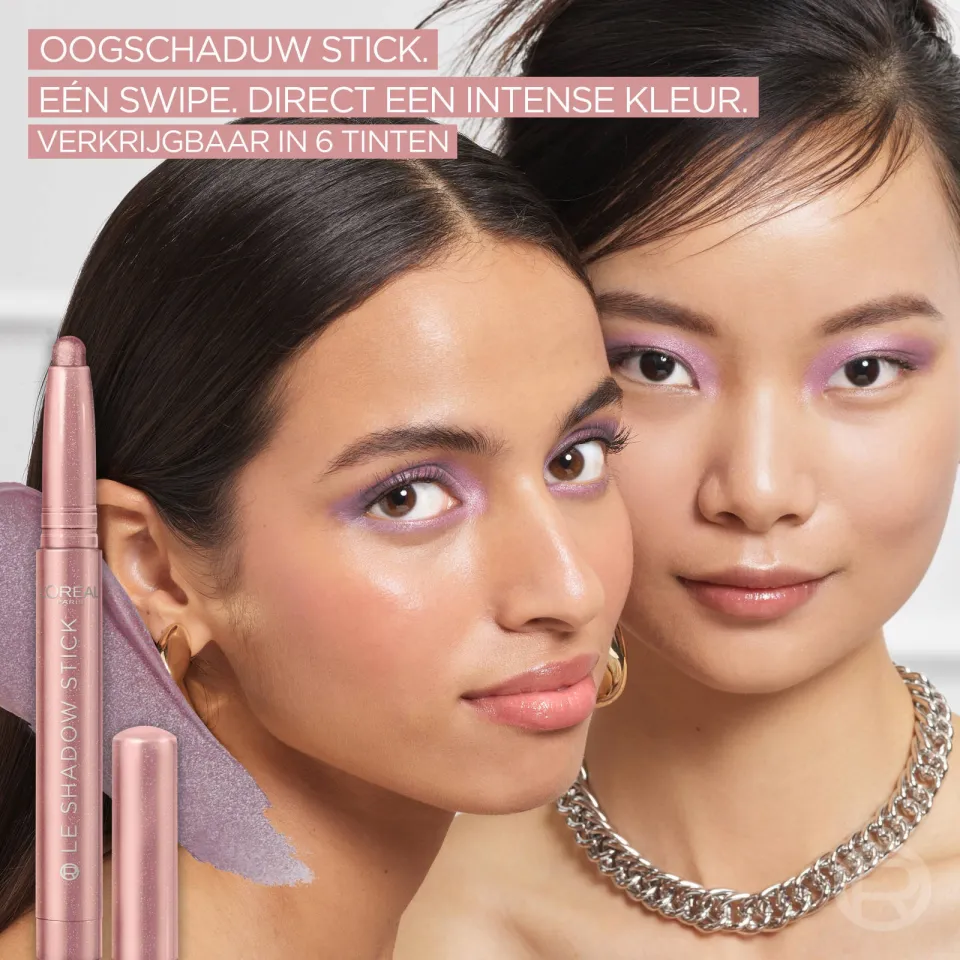 L'oréal Le Shadow Stick 120 Magnetic Mauve oogschaduwstick violet, foto 2