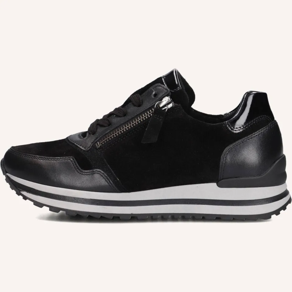 Gabor Sneakers 528 Zwart, foto 4