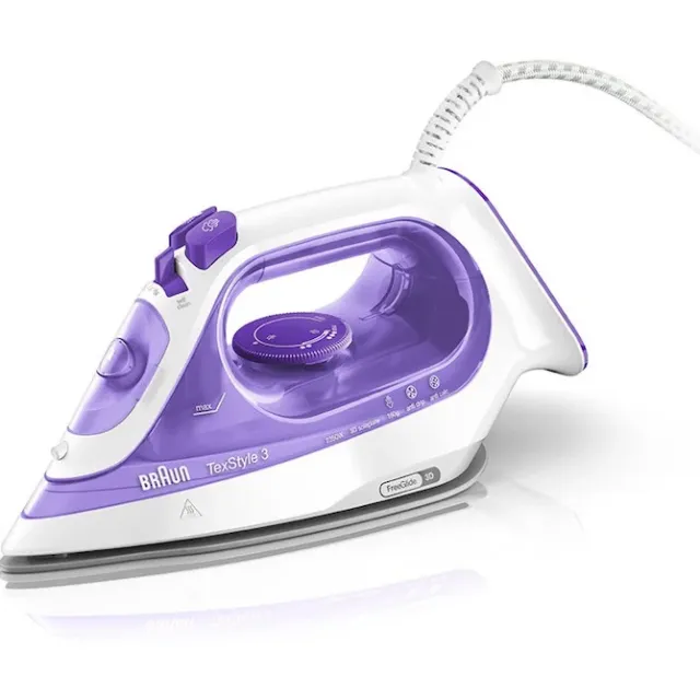 Braun SI3042VI TexStyle 3 stoomstrijkijzer paars