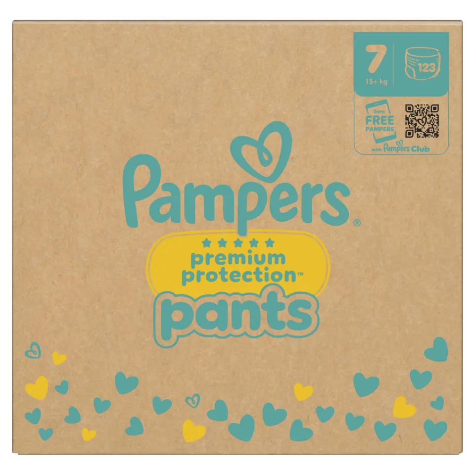 Pampers Premium Protection luierbroekjes maat 7 123 stuks, foto 4