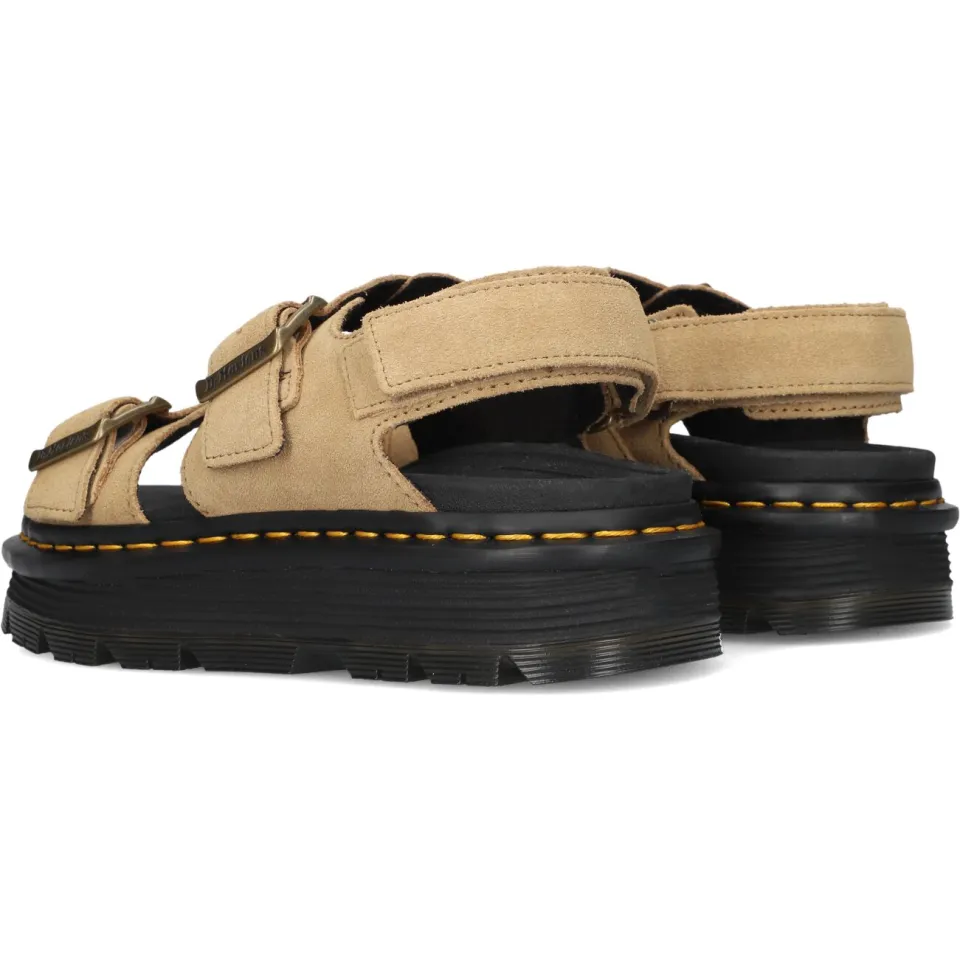 Dr. Martens Zebzag suède leren sandalen savannah tan, foto 6