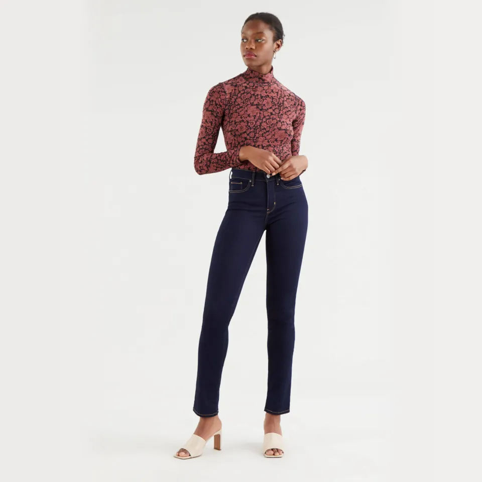 Levi's 312 shaping slim high waist slim fit jeans darkest sky