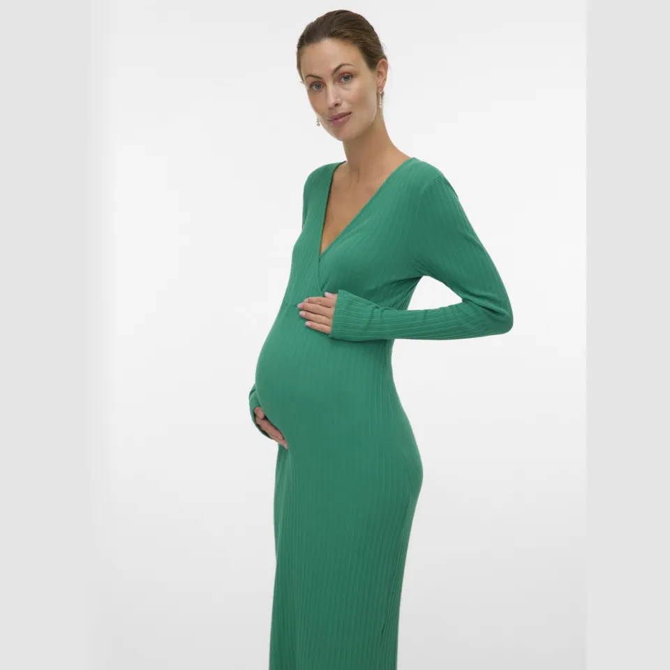 Mamalicious Mlliona Tess zwangerschapsjurk groen, foto 5