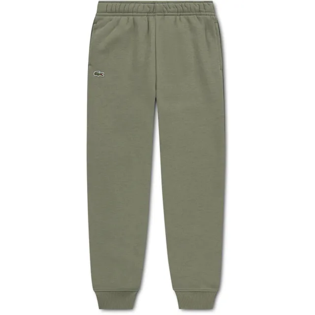Lacoste fleece joggingbroek met logo kaki