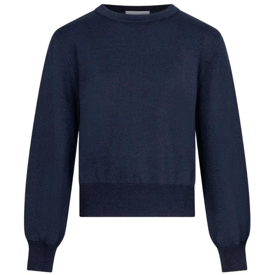 AMAYA Amsterdam pullover met glitters - donkerblauw, foto 3