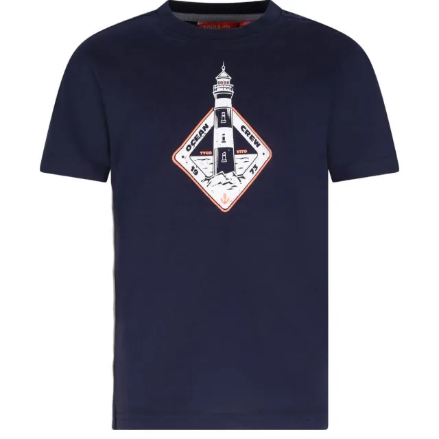 TYGO & vito T-shirt met print donkerblauw, foto 2