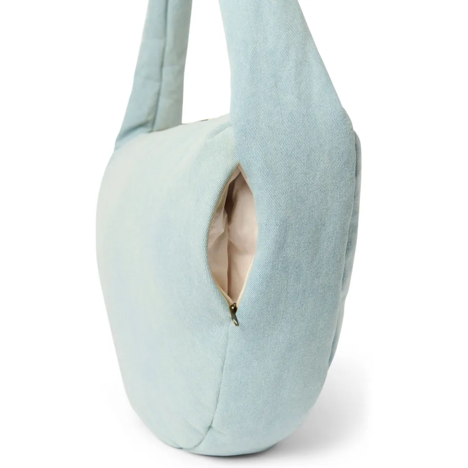 Studio Noos denim crossbody tas Patchwork blauw, foto 4