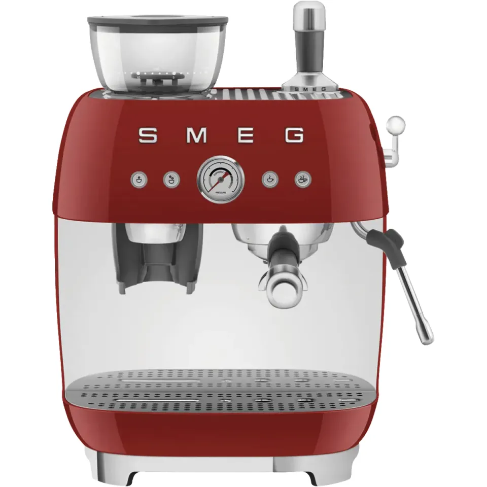 Smeg EGF03RDEU espressomachine rood, foto 2
