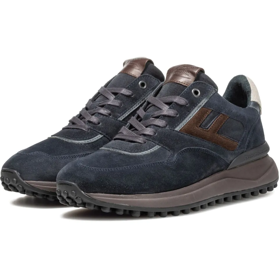 Floris Van Bommel Heren Sneakers Sfm-10139 Noppi - Blauw, foto 2
