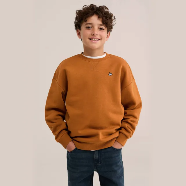 WE Fashion sweater - donkeroranje Donker oranje