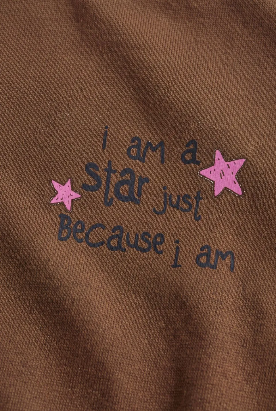 LOOXS little rechtvallende sweater met glitters en backprint - bruin, foto 8