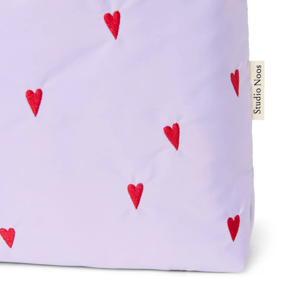 Studio Noos Puffy Hearts Mom Bag luiertas paars, foto 4