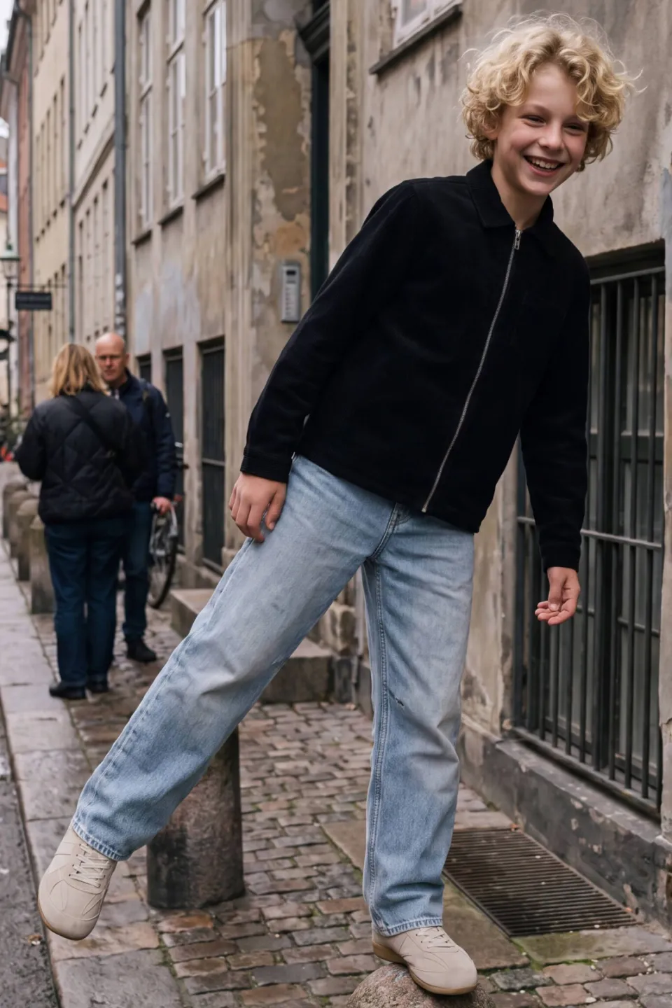Jack & Jones JUNIOR corduroy overhemd - zwart, foto 5