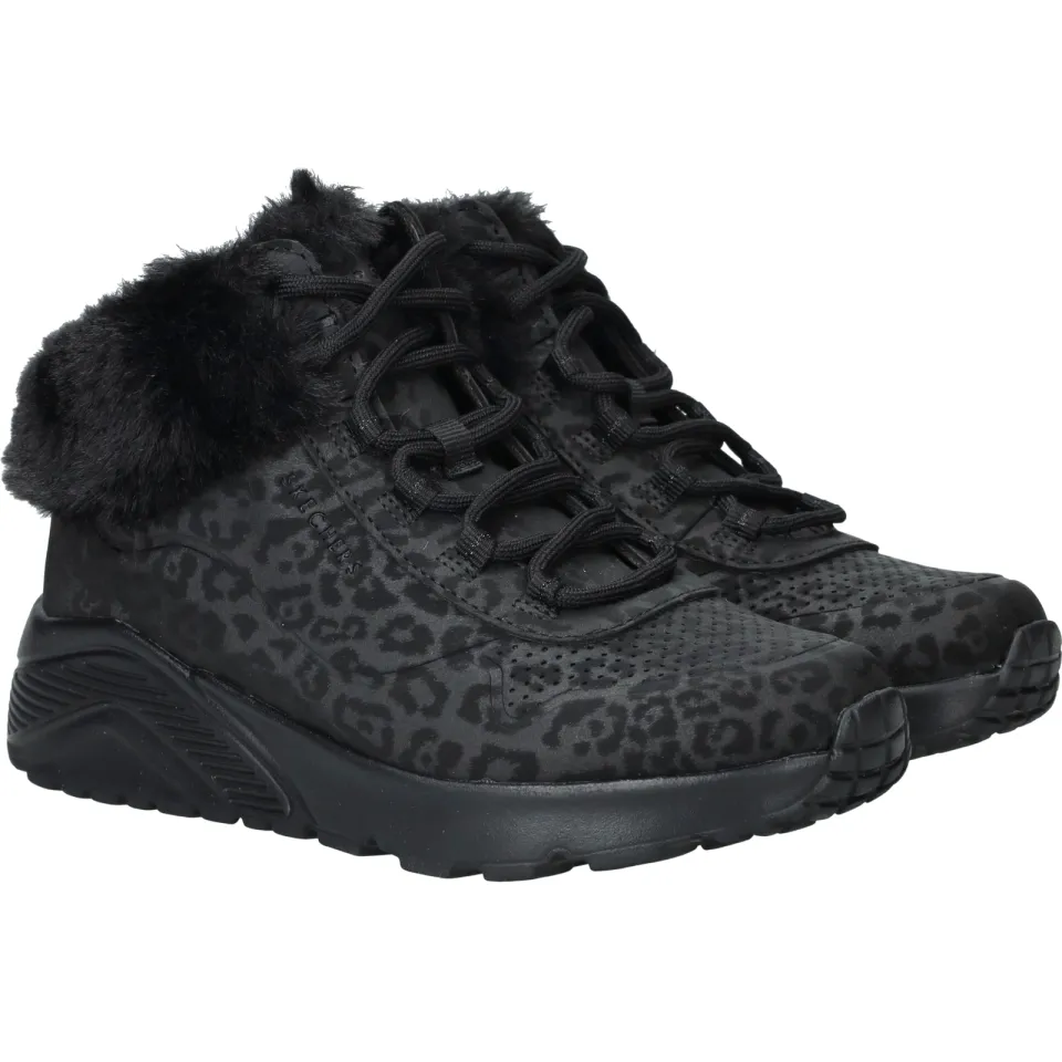 Skechers Uno Lite hoge sneaker zwart, foto 3