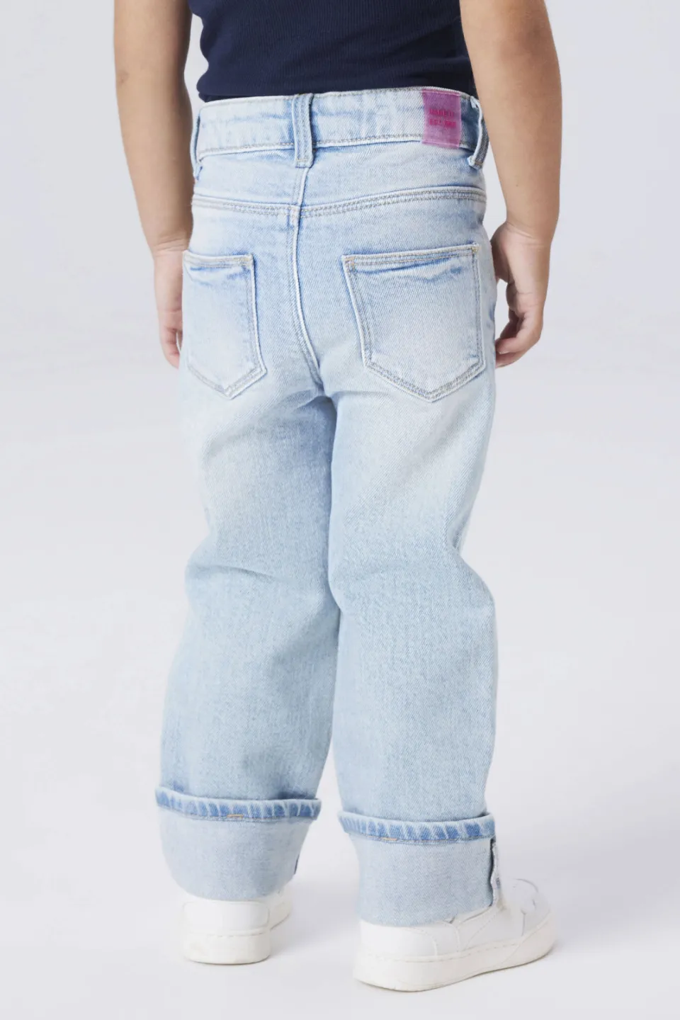 NAME IT MINI straight leg jeans light blue denim, foto 4