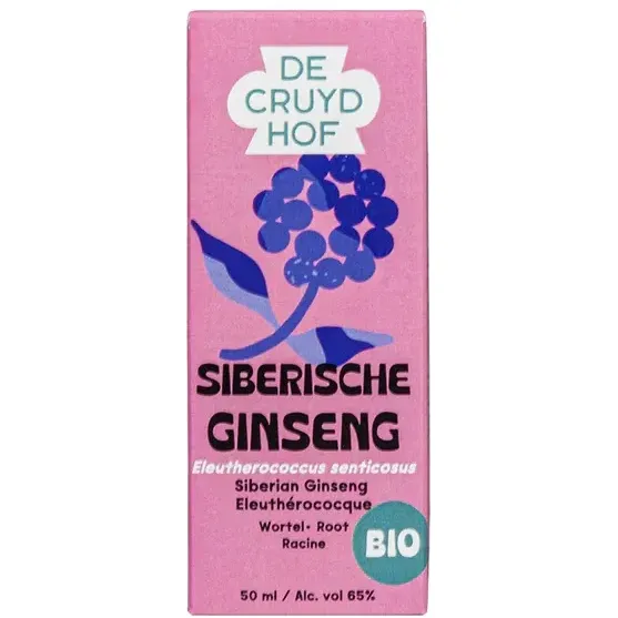 De Cruydhof Cruydhof Siberisch Ginseng Eleutherococcus Senticosus Bio Druppels