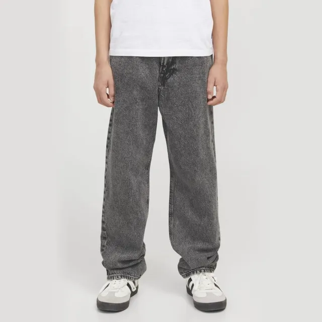 Jack & Jones JUNIOR high waist relaxed fit jeans grey denim