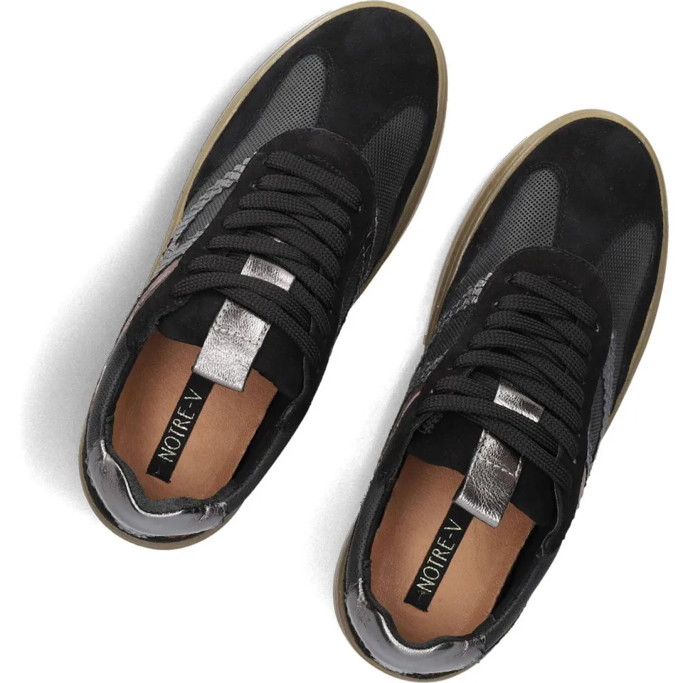 Notre-V Sneakers Anemone-63 Zwart, foto 6