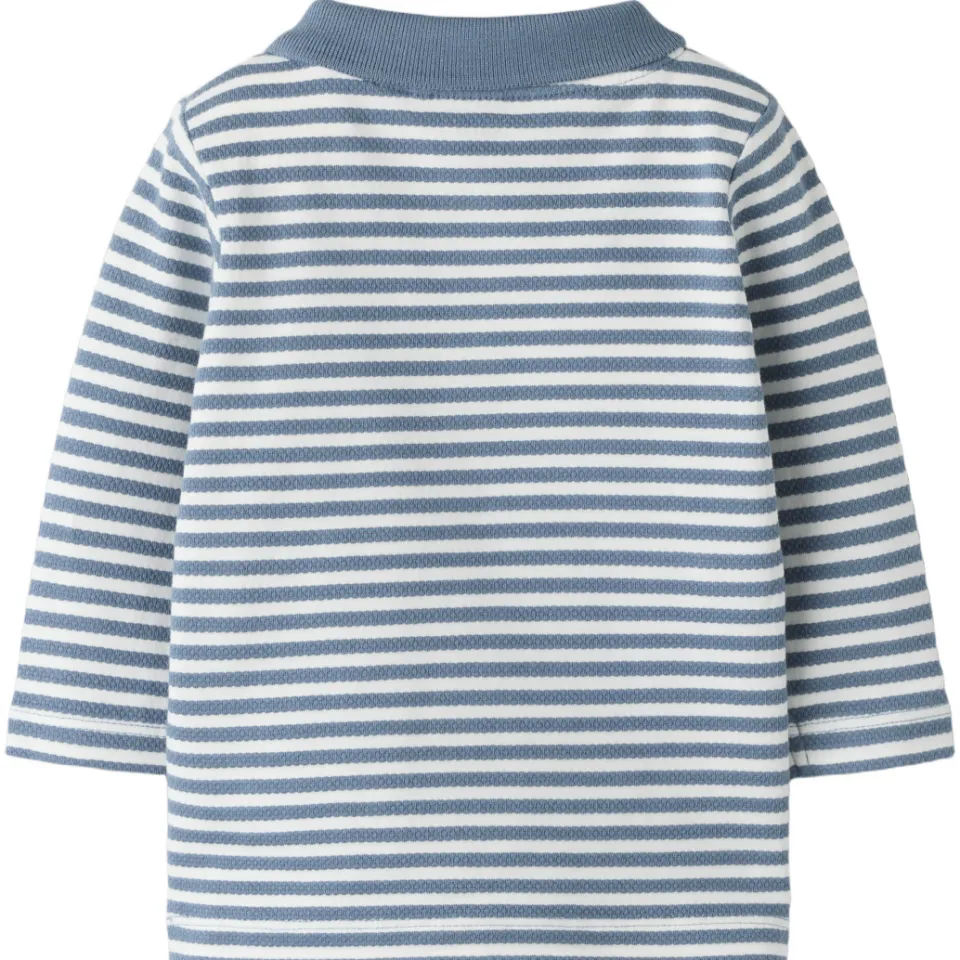 NAME IT gestreepte longsleeve blauw/wit, foto 2