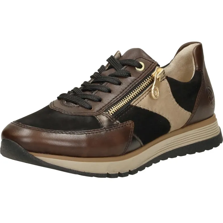 Rieker lage sneakers donkerbruin, foto 3