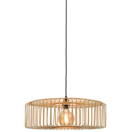 Good&Mojo Hanglamp Bromo bamboe rond dia.60x18cm naturel